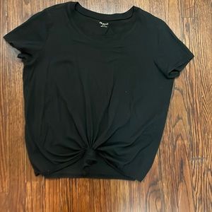 Black tee knot from madewell